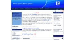 Desktop Screenshot of ijfs.usb.ac.ir